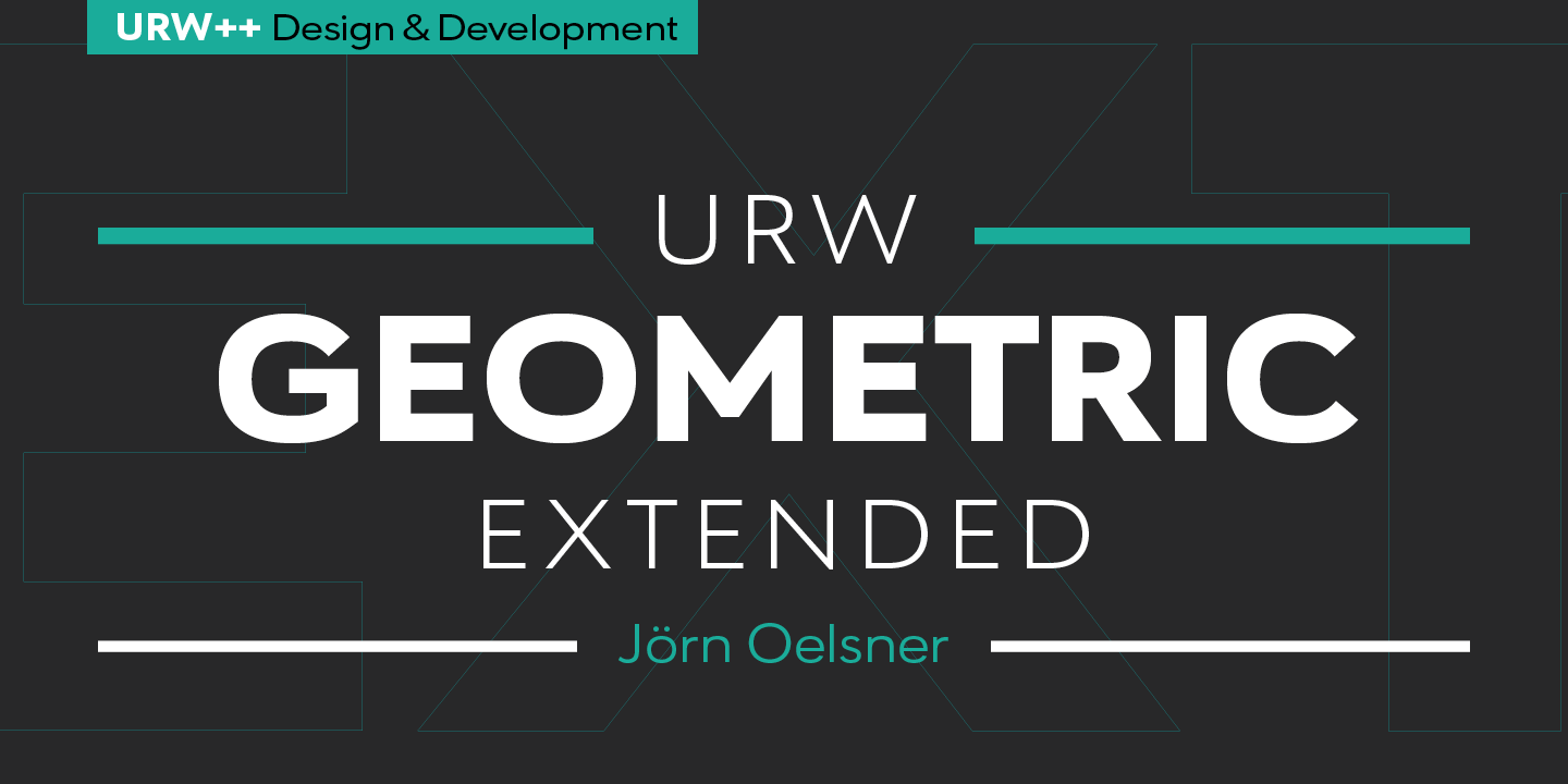 Шрифт URW Geometric Extended